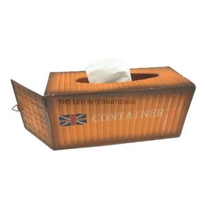 Porte-mouchoirs en métal de qualité supérieure pour la maison et la décoration d'hôtel, distributeur de mouchoirs carré en fer, boîte de rangement pour serviettes - Product Image 2