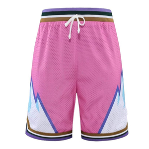 กางเกงบาสเก็ตบอลตาข่ายผู้ชายสั่งทำพิเศษ เอวยางยืด มีเชือกผูก กระเป๋าข้าง พิมพ์ลายดิจิตอล 3 มิติ แบบซับลิเมชั่น จากโรงงาน - Product Image 2