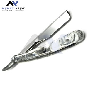 Navaja de Afeitar Profesional para Barbería, Tipo Shavette, con Bloqueo Deslizante, Totalmente Personalizable, para Salón de Belleza - Product Image 2