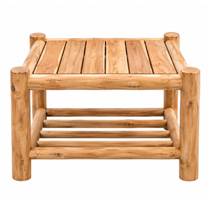 Juego de Sofás Kayana de Madera de Teca Sólida, Estilo Rústico, Calidad Premium, Resistente a la Intemperie, Muebles de Jardín, Patio o Resort, 4 Plazas - Product Image 3