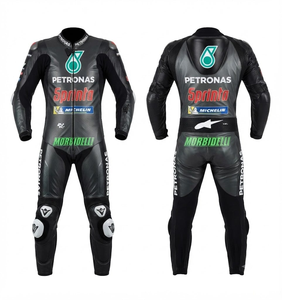 ชุดแข่งรถมอเตอร์ไซค์ Unisex Ramaha Elite MotoCP แบบจั๊มสูท/ชุดหนังวัวแท้/หนังจิงโจ้พรีเมียม พร้อมแผ่นยืดหยุ่น - Product Image 1