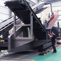 Concasseur mobile de granit Zoomjo, machine de concassage de roche à mâchoires mobile sur chenilles de 250 tonnes, coût de l'installation