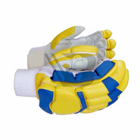 Guantes de Portero de Cricket de Cuero Personalizables de Alta Calidad, Diseño a Todo Color y Tamaño, para Todas las Temporadas