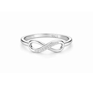 Anillo Infinito de Plata 925 Personalizado con MOQ Bajo, Fabricante OEM, Joyería Fina de Moda para Minoristas en Línea y Boutiques de Bodas y Compromisos - Product Image 3