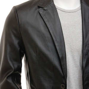 บริการ OEM เสื้อแจ็คเก็ตหนังวัวแท้แฟชั่นสตรีทสำหรับผู้ชาย - กันน้ำ ระบายอากาศได้ดี คอทรงกรวย สีสันปรับแต่งได้ - Product Image 3