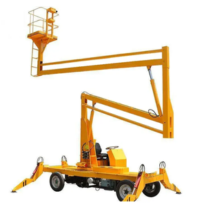 Plataforma Elevadora Hidráulica de 12m, 16m, 18m, 24m, Tipo Remolque, con Estabilizadores, para Uso en Exteriores, Precios con Descuento - Product Image 1