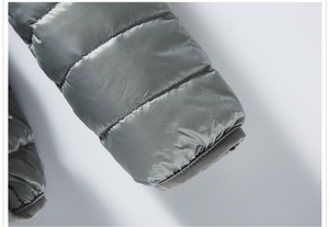 Wholesale Fashion Goose Down Shiny <b>Bubble</b> <b>Coats</b> Hooded Men's Puffer Jacket Custom logo Puffer winter Jacket - Product Image 6