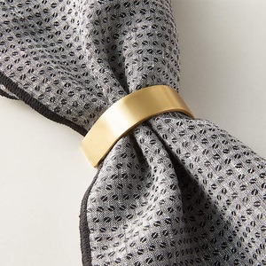 Modern Luxury Matte Gold <b>Napkin</b> Rings Set Wedding Decorative Metal Table <b>Napkin</b> Ring Holders Modern Style - Product Image 6
