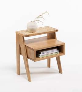 Tabouret en bois Eagle Furniture avec repose-pieds/support pour les jambes, bois massif, naturel - Product Image 3