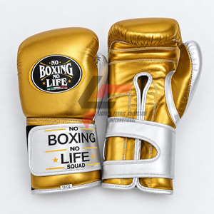 Guantes Profesionales Aurex Strike Pro No Boxing No Life, Guantes de Entrenamiento y Sparring de Cuero Original Premium, Logotipo Personalizado, Equipo Unisex - Product Image 6
