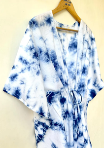 Vestido Kaftán sin Mangas de Algodón con Estampado Tropical para Verano, Ropa de Playa Informal para Mujer, Estilo Asia Pacífico Islas Digital - Product Image 4