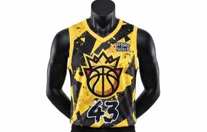 Maillots de basket personnalisés de qualité supérieure pour femmes et ensembles d'uniformes d'équipe sans manches, col rond, respirants, en Spandex/Nylon - Product Image 2