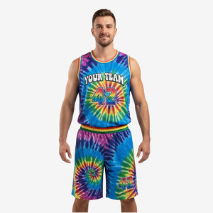Uniforme de baloncesto al por mayor, camiseta y pantalones cortos de baloncesto personalizados con servicio de impresión por sublimación completa, uniforme de baloncesto - Product Image 4