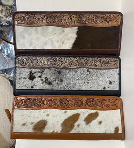 กล่องเก็บเครื่องประดับหนังวัวแบบแบนแบนราบสำหรับเดินทางทำจากหนังวัวกล่องเก็บเครื่องประดับสำหรับผู้หญิง - Product Image 3