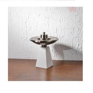Juego de Quemadores de Incienso Cónicos Aromáticos Ecológicos de Mármol Calacatta Viola con Rejilla de Peltre y Soporte para Bakhoor (Trio) - Product Image 4