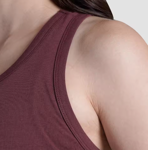 Custom Women’s <b>Brown</b> Tank <b>Top</b> Sleeveless Slim Fit Soft Stretch Plain <b>Vest</b> <b>Top</b> Private Label OEM Wholesale Supplier - Product Image 5