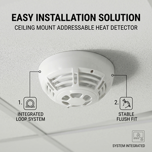 Smart Addressable Heat Sensor EN54 CE Industrial <b>Fire</b> Detection System for Commercial Buildings - Product Image 3