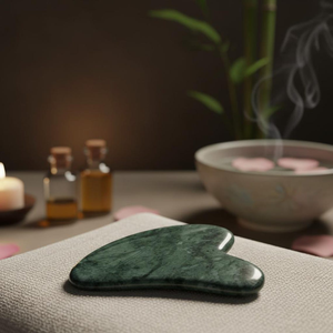 Herramienta Gua Sha de Cerámica Natural Hecha a Mano, Piedra de Masaje Facial, Cuidado de la Piel, Ritual de Belleza, Herramienta de Raspado, Cuidado Personal, Bienestar - Product Image 3