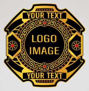 Custom Wrestling Championship <b>Belt</b> Black Strap <b>Gold</b> Metal Plates Sport Equipment Custom Championship <b>Belt</b>, Personalized Award - Product Image 3