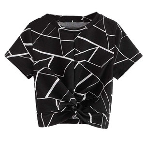 Camiseta de Verano Ecológica para Mujer, Cuello Redondo, Manga Corta, Corte Regular, Color Sólido - Product Image 2