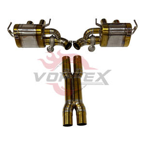 Système d'échappement Catback complet avec soupape en alliage de titane Vortex Grade 5 pour Ferrari D12 812 - Product Image 1