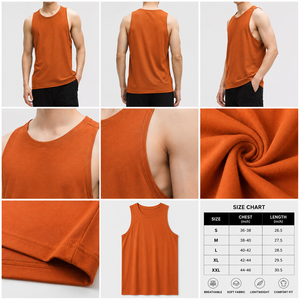 2026 New Summer Casual Fitness Wear Sleeveless Custom Made Men Gym <b>Stringer</b> <b>Vest</b> Front OEM Design O-Neck Quick Dry Breathable - Product Image 6