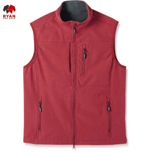 แจ็คเก็ตซอฟต์เชลล์ดีไซน์พิเศษสำหรับผู้ชายจาก Ryan Pro Gear เนื้อผ้านุ่มสบาย ระบายอากาศได้ดี พร้อมโลโก้แบบกำหนดเอง - Product Image 2