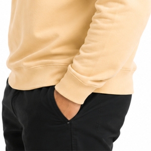 Sweat-shirt à col rond pour homme, coupe classique, usage quotidien en hiver, qualité supérieure, 100% coton molletonné, lettres brodées - Product Image 5