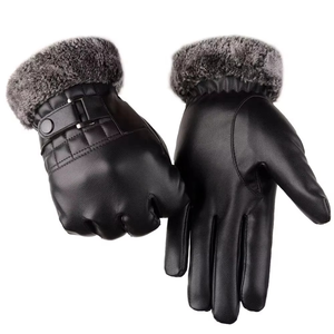 Guantes Deportivos de Cuero Genuino Unisex de la Marca Geo Brother, Estilo Nuevo, para Conducir en Invierno, Modernos, Transpirables, Ligeros, con Pantalla Táctil - Product Image 6
