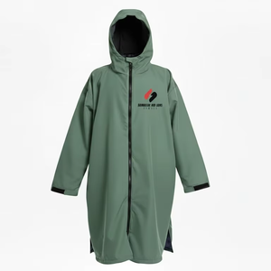 Men Long Swim Parka <b>Jacket</b> <b>Warm</b> <b>Waterproof</b> Hooded Sports Team Winter Coat Custom Wholesale Factory - Product Image 1