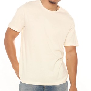 T-shirt unisexe de haute qualité, col rond, en coton, impression personnalisée, microfibre 3D, t-shirts épais pour hommes - Product Image 5