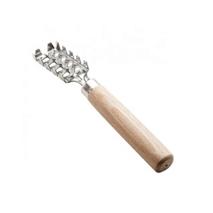 Cepillo de limpieza de escamas de pescado a precio razonable para chefs caseros, chefs profesionales, escamador de pescado de acero inoxidable de - Product Image 1