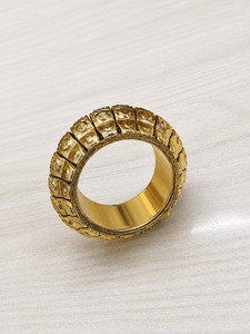 Anillo para Servilletas de Latón Vintage de 5 cm de Ancho, Accesorio Decorativo para Mesa - Product Image 1