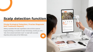 Analizador de Piel Aisia de 8 Megapíxeles, Máquina Portátil de Análisis de Piel, Analizador de Cuero Cabelludo con IA, Máquina Analizadora de Piel y Cabello - Product Image 4