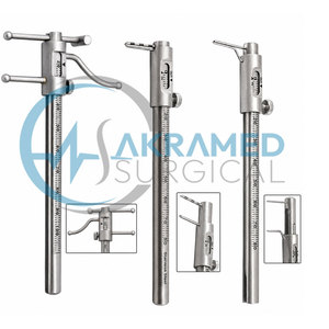 Jeu de jauges de mesure pour implants dentaires de qualité supérieure en acier inoxydable, comprenant des jauges Micro Boley, Venus Apollo et des instruments de mesure VDO pour la restauration. - Product Image 3