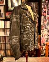 Blouson Moto Homme en Cuir PU Grande Taille à Capuche Respirant avec Fermeture Éclair, Style Racer, Marron et Noir, Collection Automne – Vente en Gros Usine