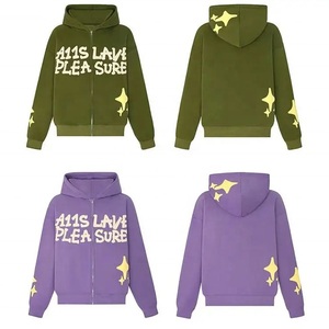 Sweats à capuche épais et épais à impression bouffante 3D avec logo personnalisé Sweat à capuche surdimensionné pour hommes en coton et polyester - Product Image 6