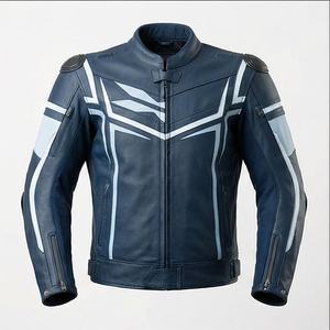 Veste de moto en cuir véritable pour homme de qualité supérieure, nouvelle arrivée, vestes de moto d'hiver, protections amovibles, personnalisables - Product Image 1