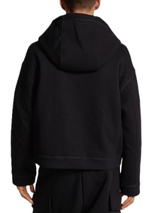 Sweat à capuche zippé en molleton de coton New Generation Balloon Cargo avec poche avant et logos personnalisés de haute qualité - Product Image 4