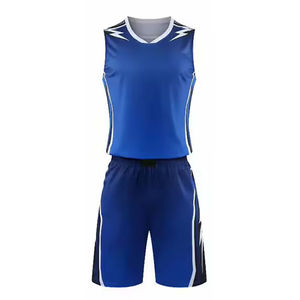 Ensemble d'uniformes de basketball personnalisables OEM, respirant, séchage rapide, anti-humidité, anti-bactérien, 100% polyester, haute qualité - Product Image 1