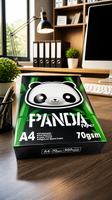 Papier copie blanc Panda A4 70g, matériel de bureau de haute qualité, fabriqué en Thaïlande