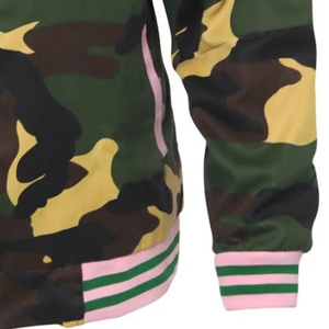 Green <b>Camo</b> <b>Jacket</b> <b>Women</b> Camouflage Long Sleeve Casual Style Sorority Streetwear Lightweight Fashion Outdoor Utility Outer - Product Image 3