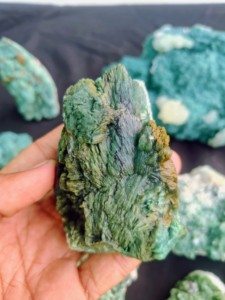 Natural BEAUTIFUL marshy green HEULANDITE lot minerals specimens - Product Image 1