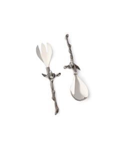 Juego de servidores de ensalada de acero inoxidable de primera calidad para mostrador de buffet y experiencia culinaria de alta gama - Product Image 5