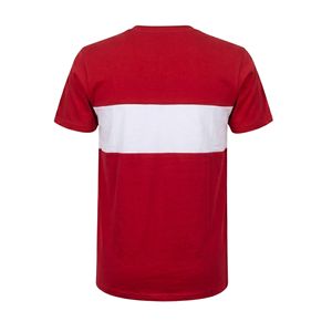Crew Neck Solid Color T <b>shirt</b> Men Clothing Cut Breathable Red Stripe T <b>Shirt</b> Cotton High Weight Luxury Blank Casual <b>Shirts</b> - Product Image 2