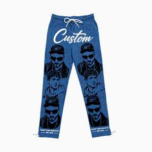 Premium Quality Custom Fashion 100% Cotton SDL Hip Hop High Elastic Waist Solid <b>Waterproof</b> Eco-Friendly Winter Stonewashed Men - Product Image 3