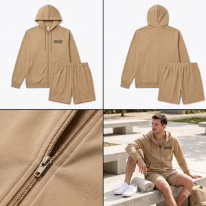 Conjunto Deportivo de Verano Unisex, Secado Rápido, Transpirable, Ecológico, 100% Poliéster, Ropa Deportiva con Logotipo Personalizado, Conjunto de Gimnasio de 2 Piezas - Product Image 4