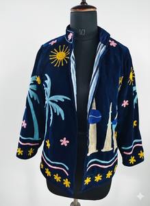 Veste unisexe brodée Suzani de haute qualité 2026, style indien unique, robe décontractée pour femme, veste indienne, meilleur prix - Product Image 3