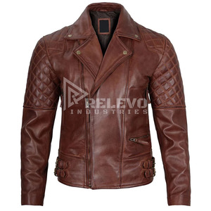 Chaquetas de Cuero Premium al por Mayor, Chaquetas Clásicas con Botones para Hombre, Diseño Clásico, Chaqueta de Alta Calidad para Hombre - Product Image 1