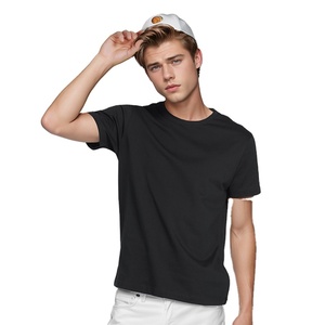 T-shirts à manches courtes pour hommes en coton 100% avec impression personnalisée sur le devant, 120g - Écologiques, respirants, séchage rapide, coupe classique - Product Image 2